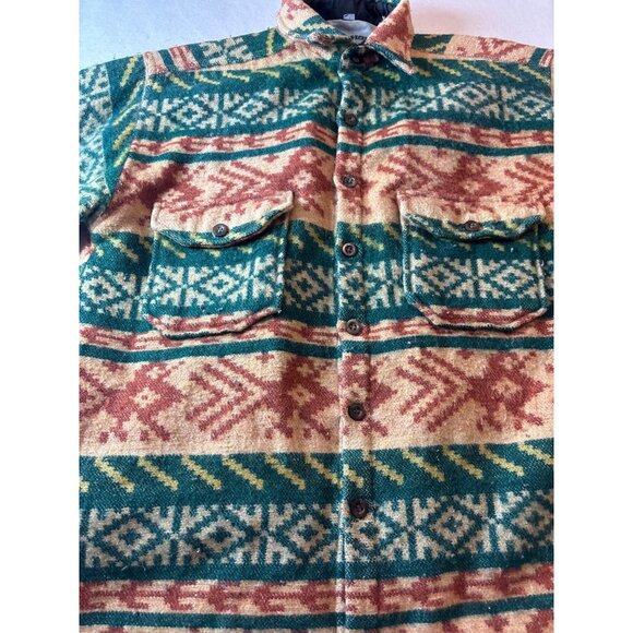 Woodhouse Mens Wool Aztec Pattern Jacket size pit to pit 21 - Picture 2 of 13